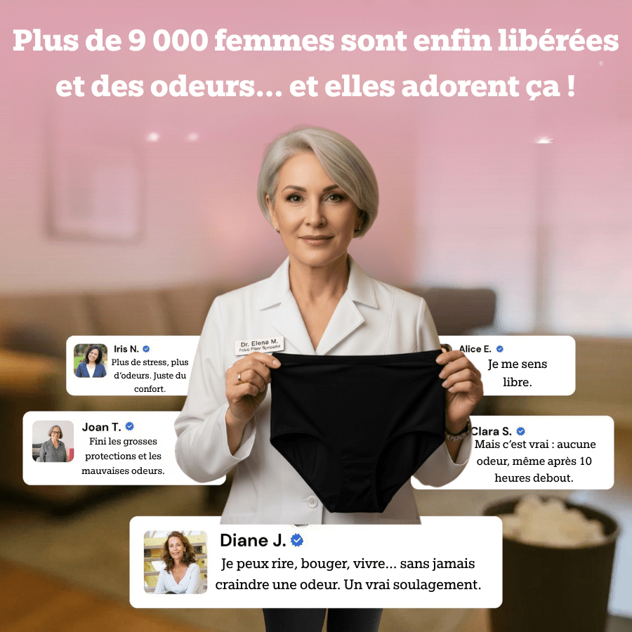 Sous - vêtements anti - fuites et anti - odeurs pour incontinence légère (lot de 5) - VEINAA